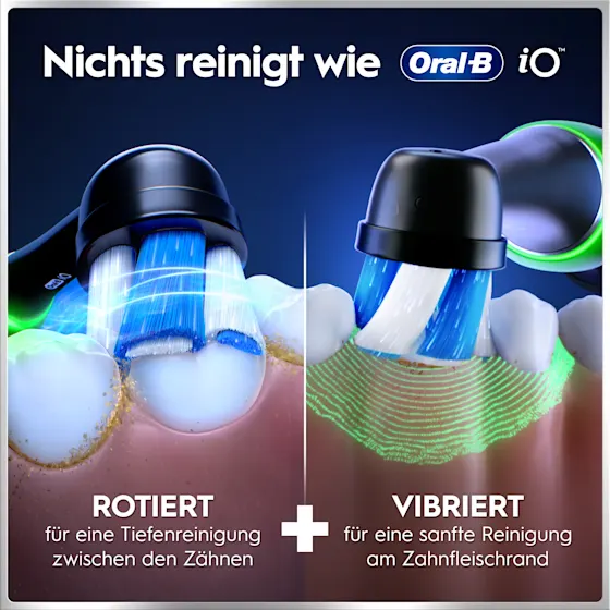 Oral-B iO Series 6 Black Lava mit Zahnseide Sticks
