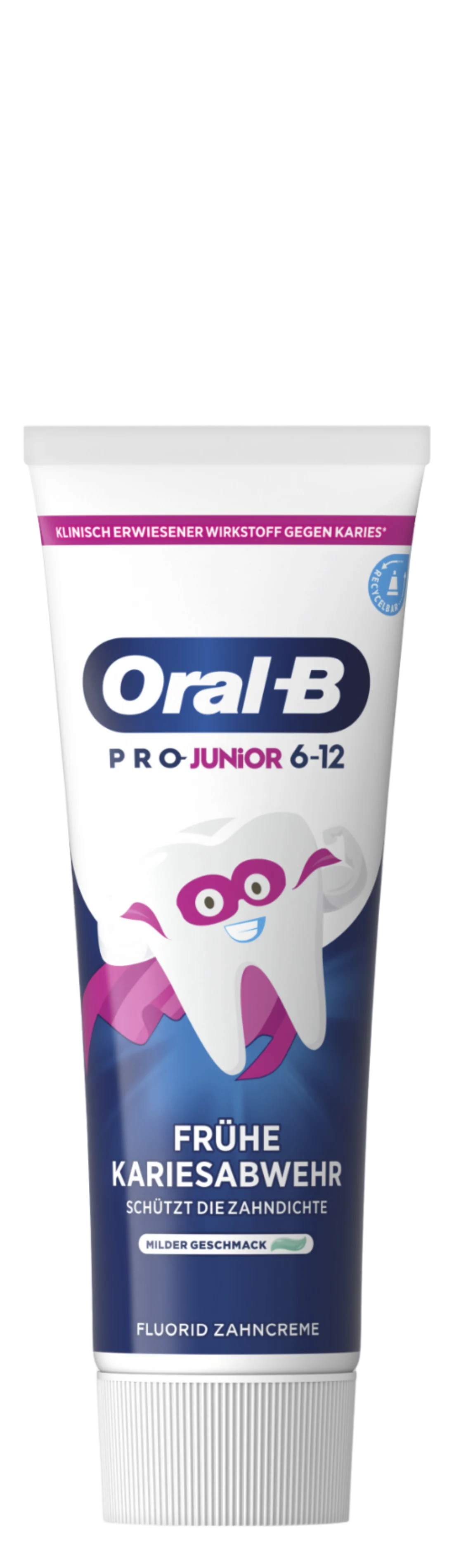 Oral-B Pro Junior Zahncreme, 6-12 Jahre - Main 