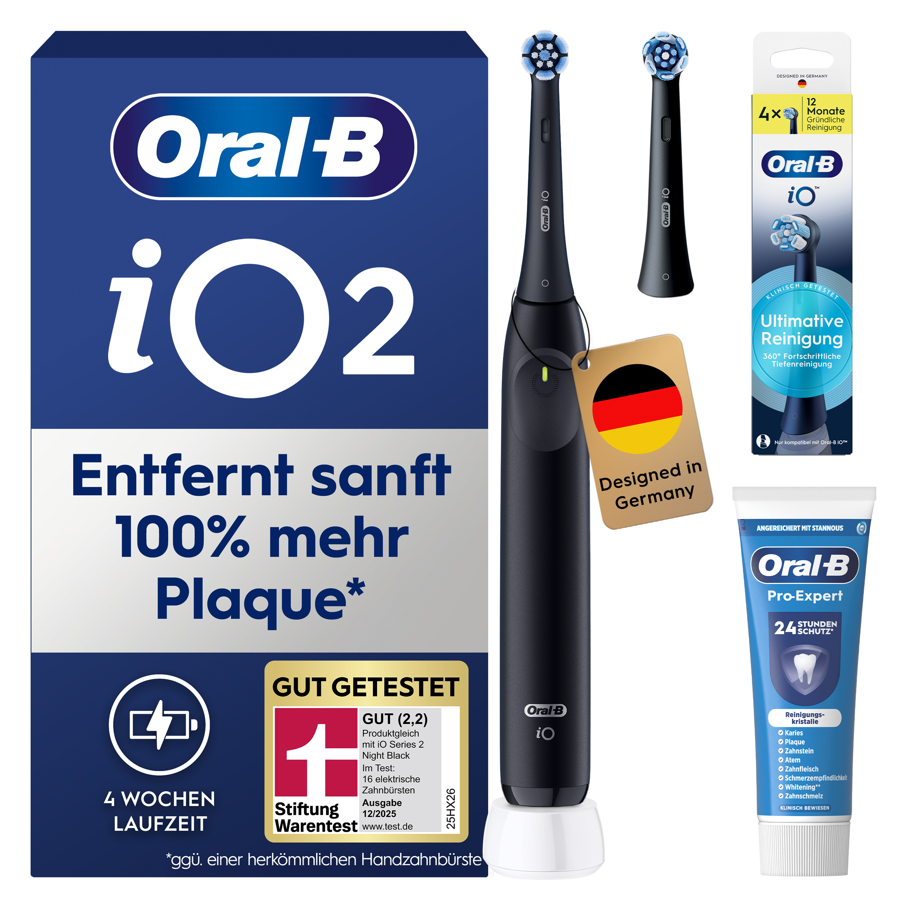 Oral-B iO 10 Elektrische Zahnbürste | Cosmic Black | 1