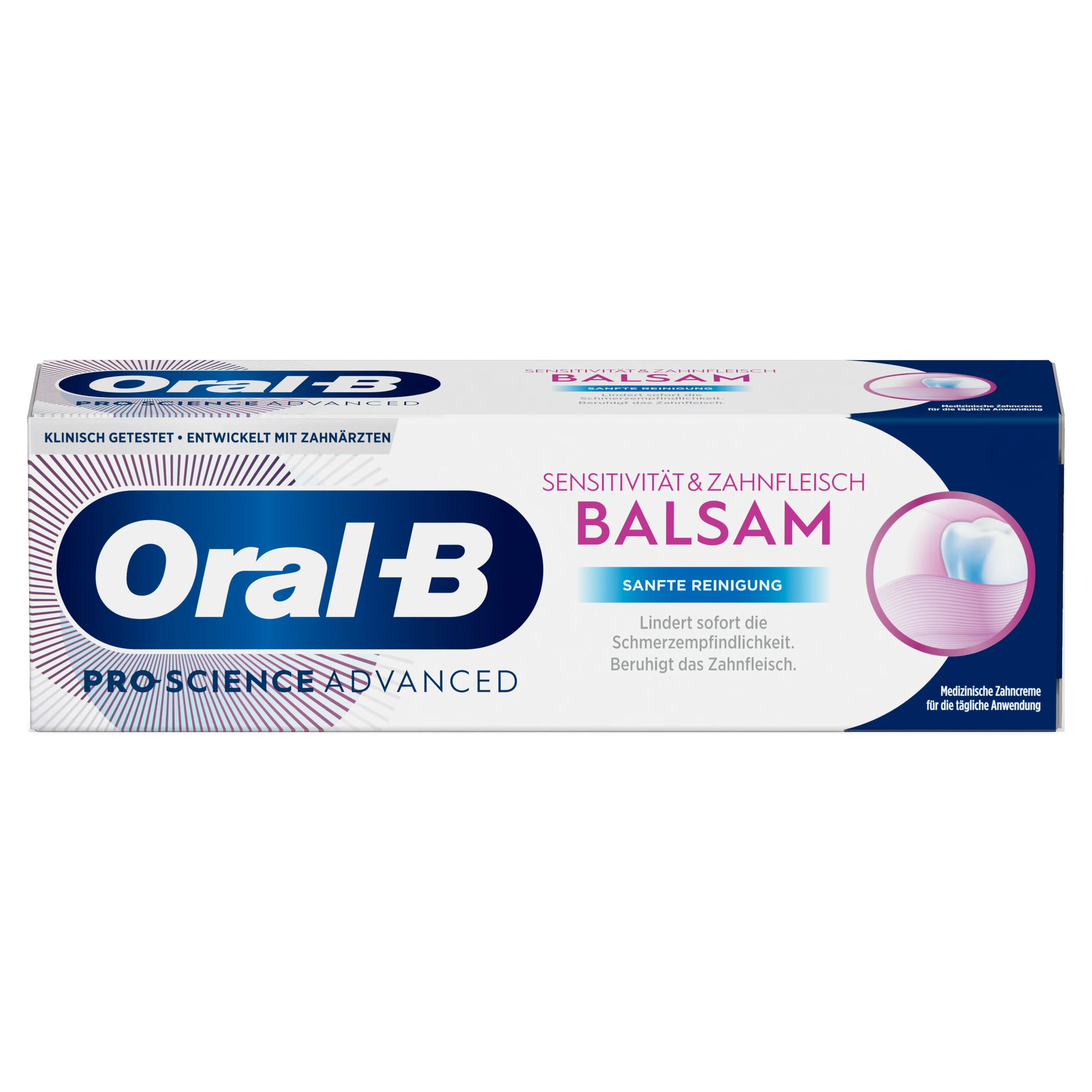 Oral-B Sensitivität & Zahnfleischbalsam Sanfte Reinigung Zahnpasta 