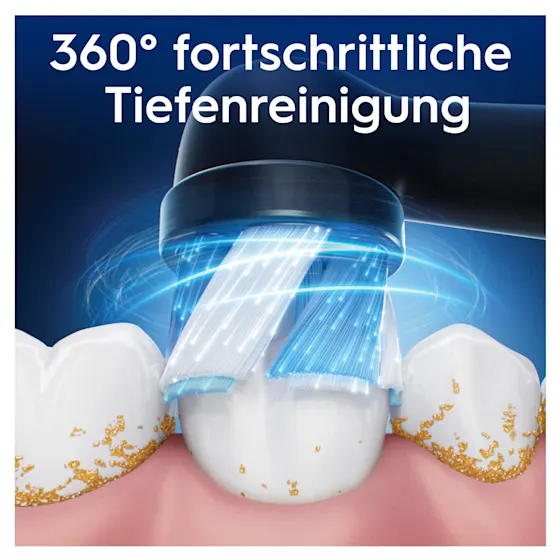 Oral-B iO Aufsteckbürsten, 6er-Packung, mit dem Hinweis "Ultimative Reinigung" auf der Verpackung.