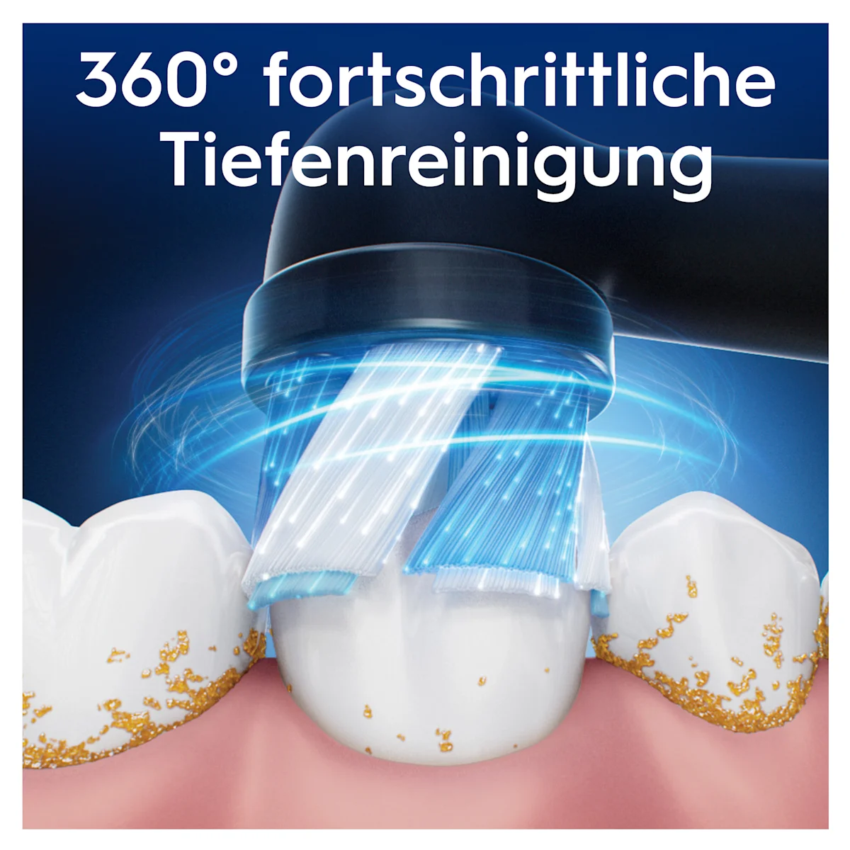 iO3 Bundle: Oral-B iO Series 3 Matt Black mit 2 Ultimative Reinigung Aufsteckbürsten