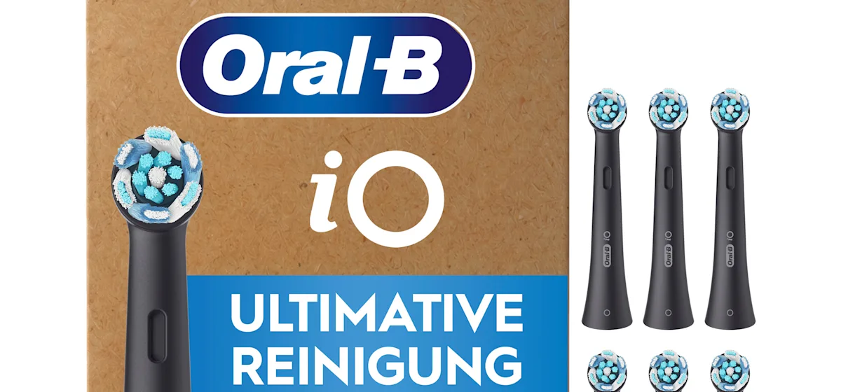 Oral-B Aufsteckbürsten iO Ultimative Reinigung Schwarz 6er