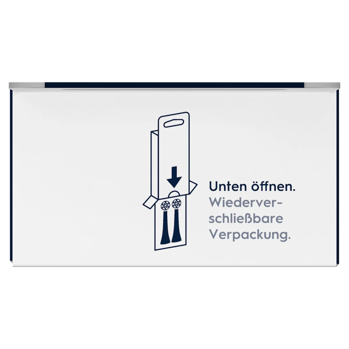 Oral-B iO Aufsteckbürsten, Verpackung mit dem Hinweis "Ultimative Reinigung" und 2 Bürsten.