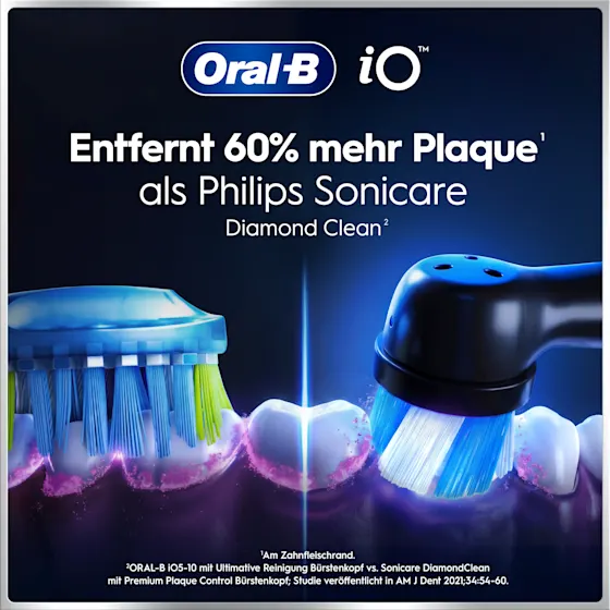 Oral-B iO Series 6 Black Lava mit Zahnseide Sticks