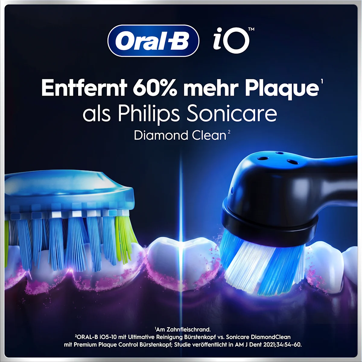 Oral-B iO Series 6 Black Lava mit Zahnseide Sticks