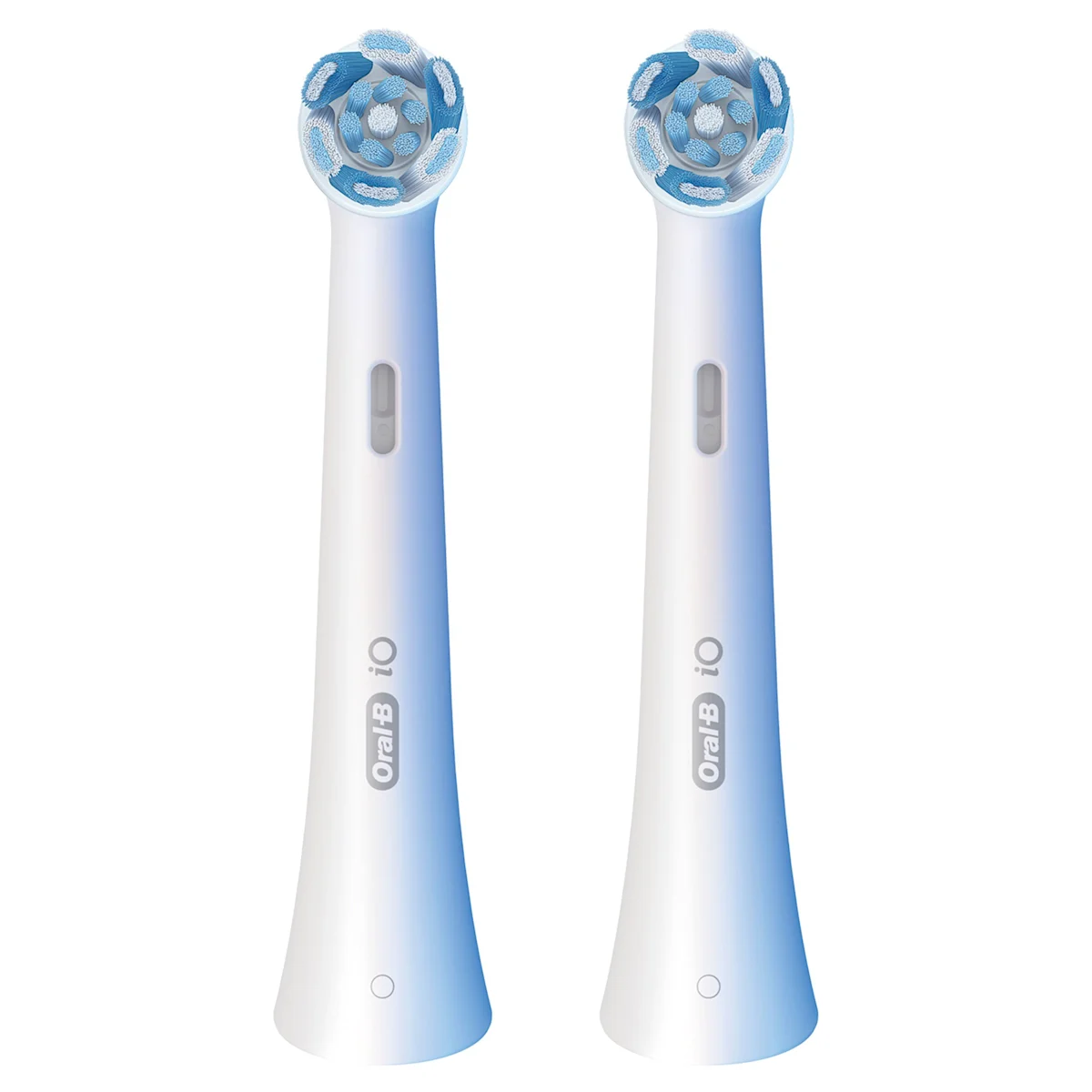 Oral-B iO Aufsteckbürsten, Verpackung mit dem Hinweis "Ultimative Reinigung" und 2 Bürsten.