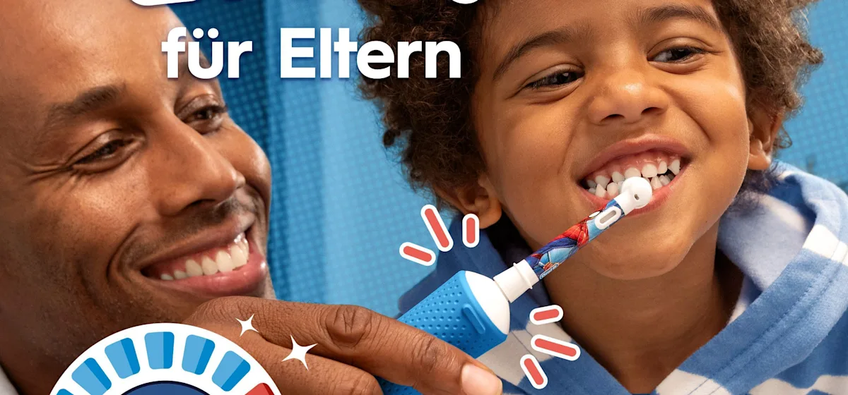 Oral-B PRO Kids elektrische Zahnbürste mit Marvel Spider-Man Design und Verpackung, für Kinder ab 3 Jahren.
