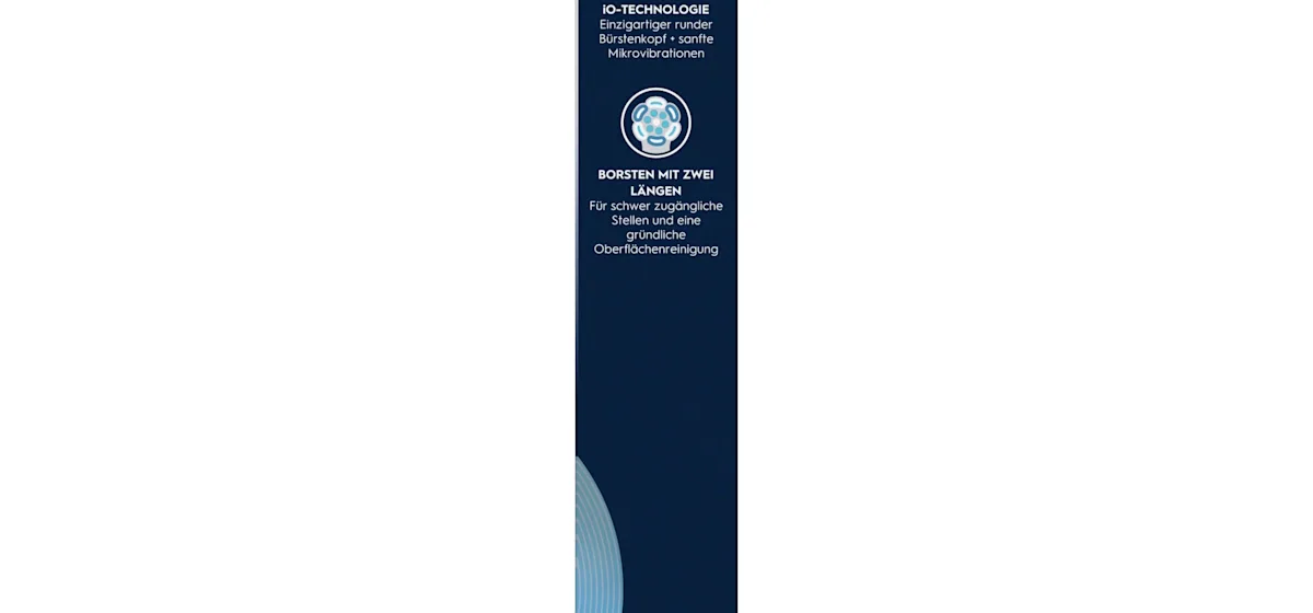 Oral-B iO Aufsteckbürsten, 6er-Packung, mit dem Hinweis "Ultimative Reinigung" auf der Verpackung.