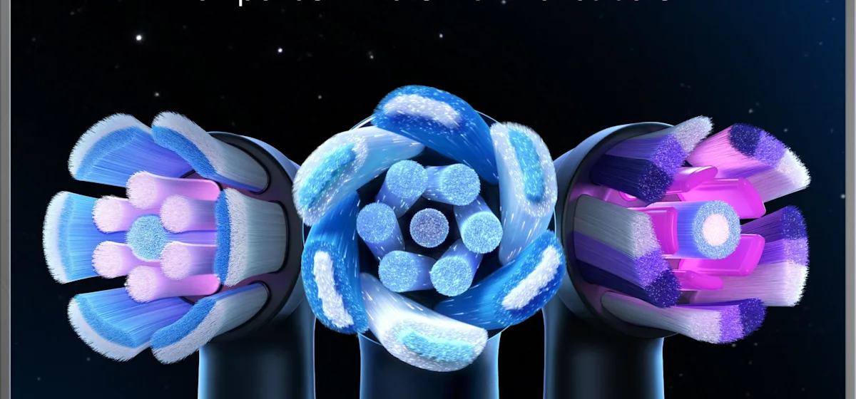 Oral-B iO 10 Ultimate Zahnbürste, mit Verpackung und Zubehör, hervorgehoben als Oral-B's beste Zahnbürste.
