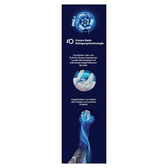 iO3 Bundle: Oral-B iO Series 3 Matt Black mit 2 Ultimative Reinigung Aufsteckbürsten