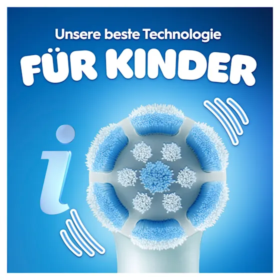 Oral-B iO Kids elektrische Zahnbürste mit Disney Stitch-Motiv, geeignet für Kinder ab 6 Jahren, inklusive Reiseetui.