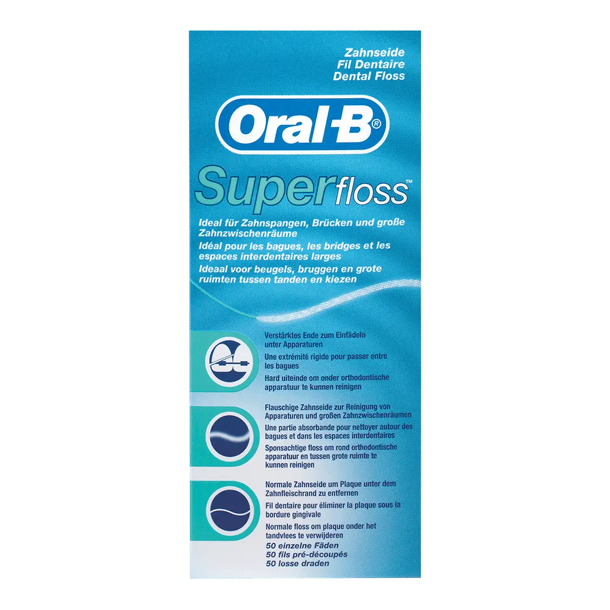 Oral-B SuperFloss Zahnseide 