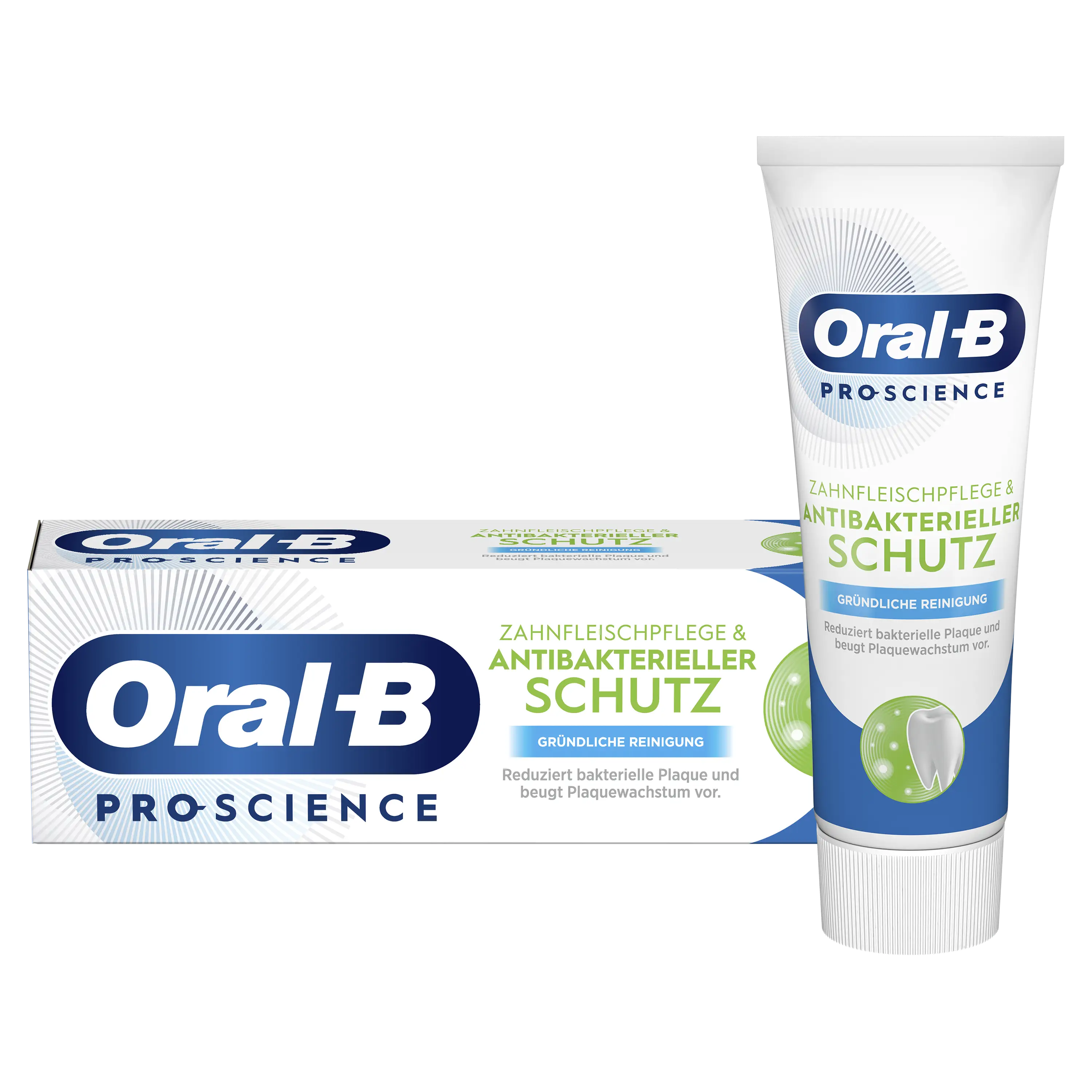 Image - Oral-B Zahnfleischpflege & Antibakterieller Schutz Zahnpasta - Gründliche Reinigung - Main 