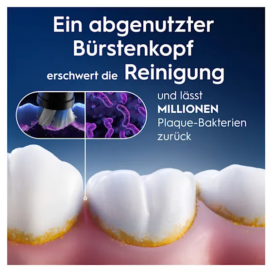 Oral-B iO Aufsteckbürsten, 2er-Packung, für strahlendes Weiss, wie auf der Verpackung abgebildet.