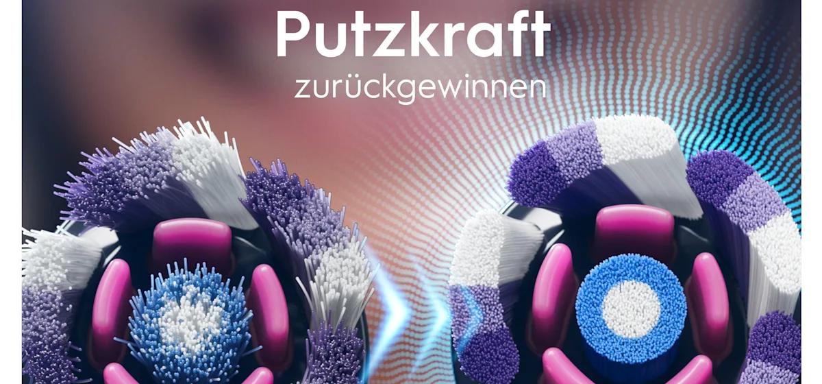 Oral-B iO Strahlendes Weiss, Original Aufsteckbürsten für elektrische Oral-B iO Zahnbürsten, Zahnaufhellung, Schwarz, 8 Stück