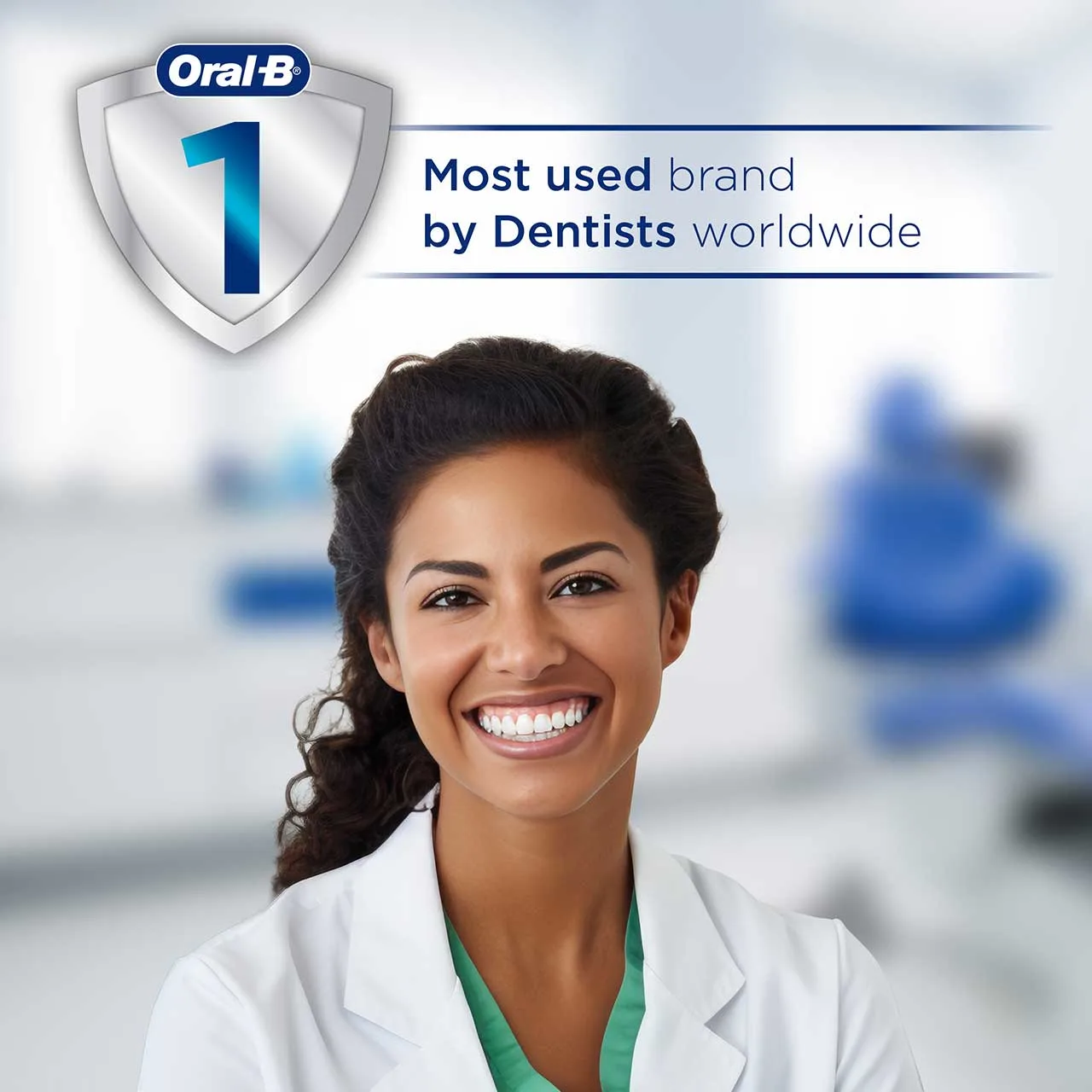 Oral-B is the most used toothbrush brand by Dentists worldwide 