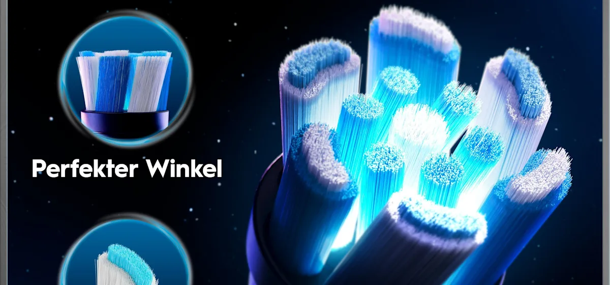 Oral-B iO 10 Ultimate Zahnbürste, mit Verpackung und Zubehör, hervorgehoben als Oral-B's beste Zahnbürste.