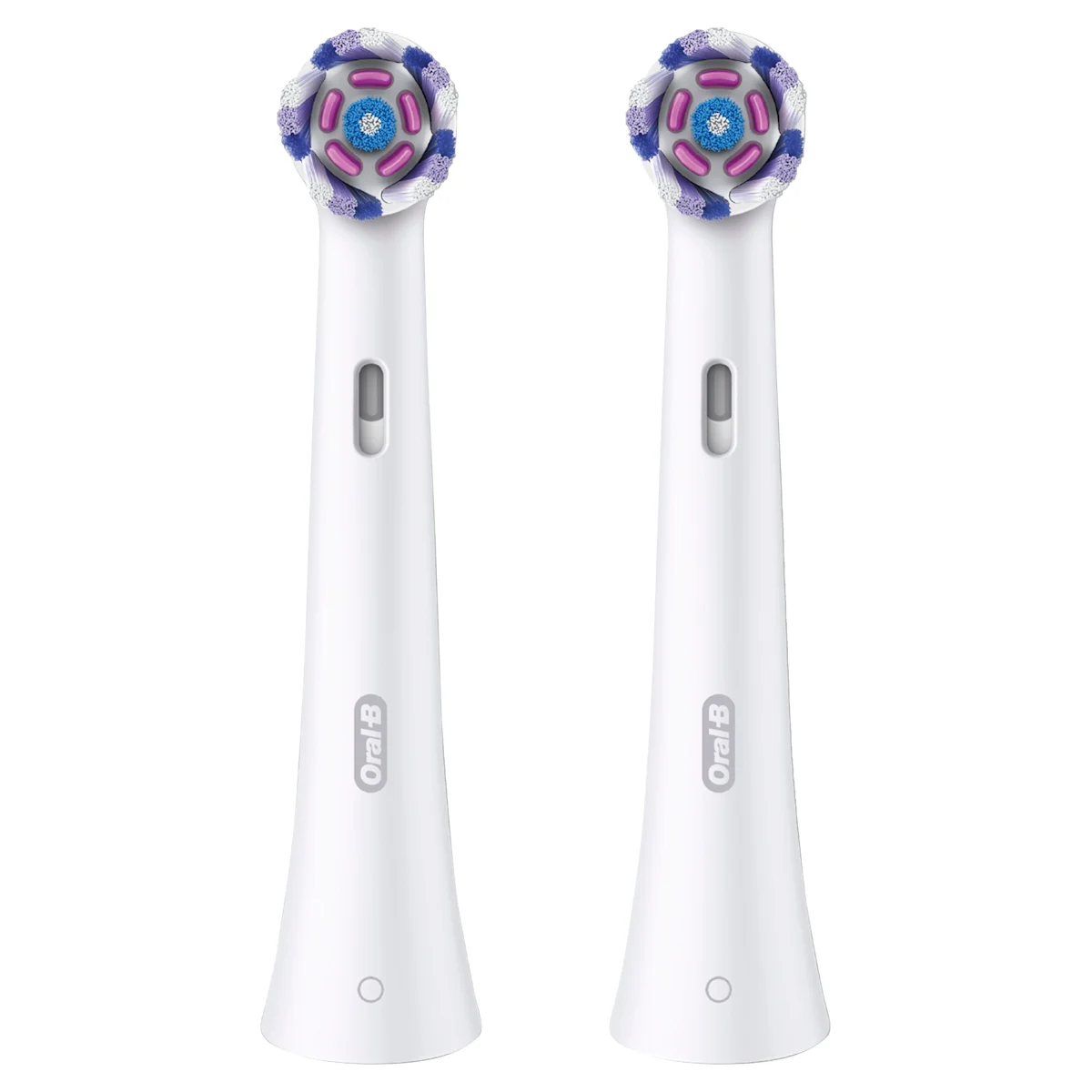 Oral-B iO Aufsteckbürsten, 2er-Packung, für strahlendes Weiss, wie auf der Verpackung abgebildet.