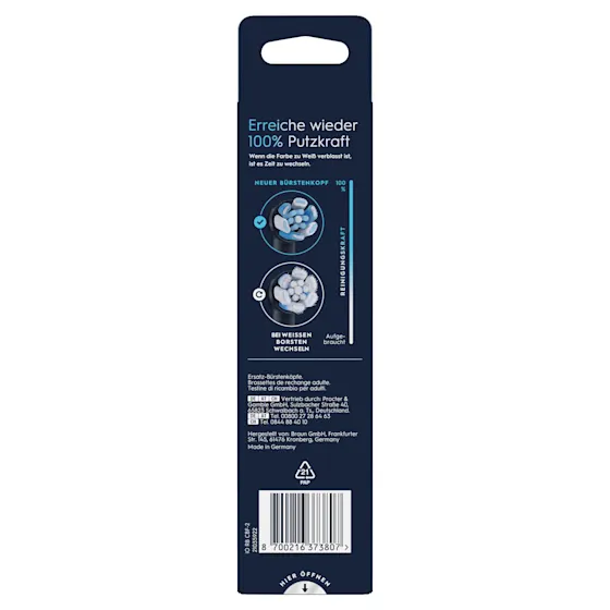 iO3 Bundle: Oral-B iO Series 3 Matt Black mit 2 Ultimative Reinigung Aufsteckbürsten