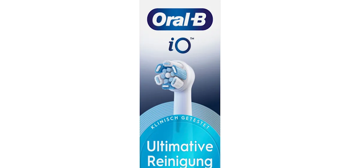 Oral-B iO Ultimative Reinigung, Original Aufsteckbürsten für elektrische Oral-B iO Zahnbürsten, 'Borsten-in-Borsten' Bündel, Weiß, 4 Stück