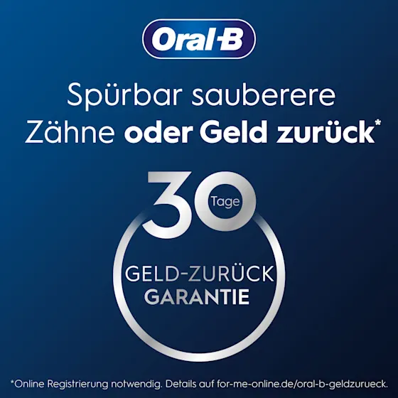 Oral-B iO9 Zahnbürste mit Verpackung, Reise-Etui mit Schnellladestation und „Made in Germany“ Anhänger.
