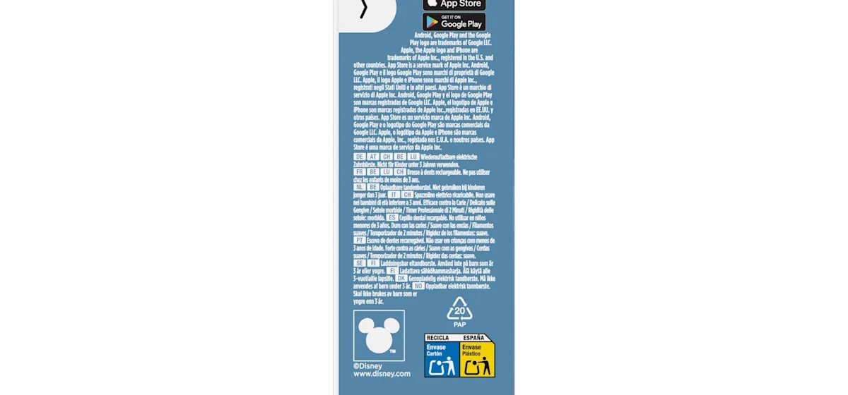 Oral-B Pro Kids Frozen Elektrische Zahnbürste inkl. 1 Aufsteckbürste, 4x Frozen Sticker, 2 Modi mit kinderfreundlichem Sensitiv Plus Modus, für Kinder ab 3 Jahren