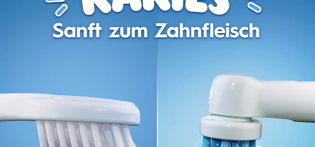 Oral-B Pro Kids Frozen Elektrische Zahnbürste inkl. 1 Aufsteckbürste, 4x Frozen Sticker, 2 Modi mit kinderfreundlichem Sensitiv Plus Modus, für Kinder ab 3 Jahren