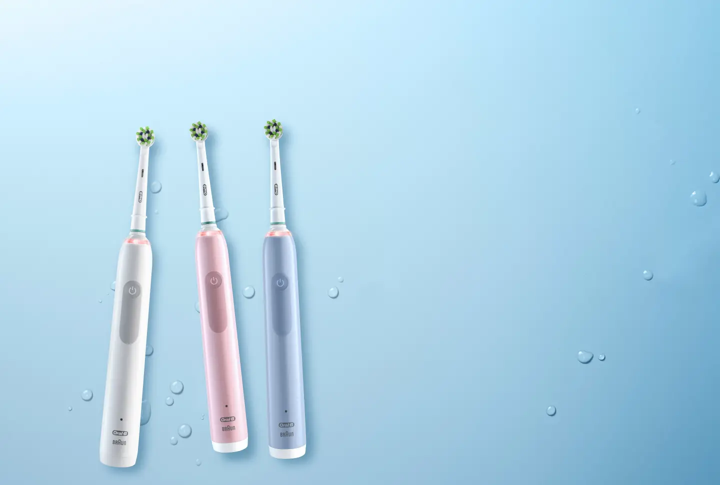 Die elektrische Zahnbürstenkollektion der Pro Series von Oral-B