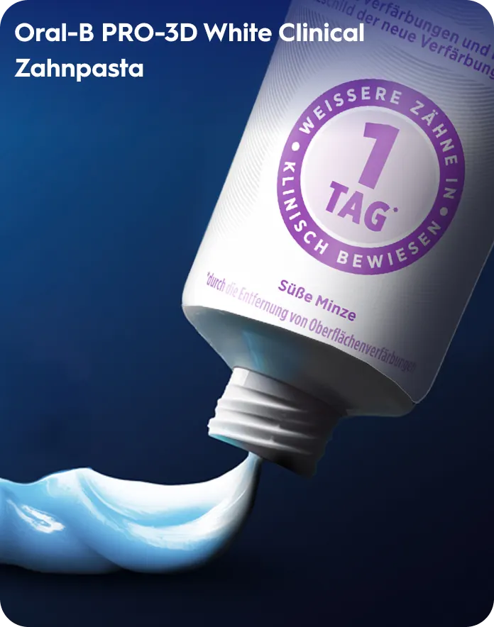 Oral-B Pro-3DWhite Clinical Intesive Whitening Zahnpasta entdecken