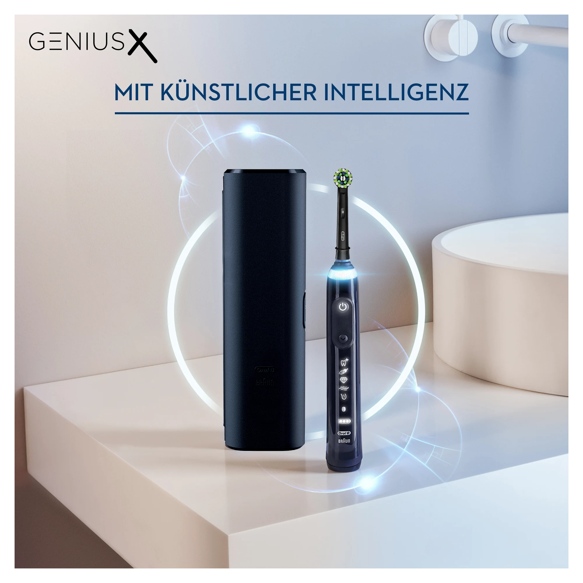 【新品未開封】BRAUN Oral-B GENIUS PROFESSIONAL Oral-B Genius X Elektrische Zahnbürste Mit Reiseetui | Oral-B