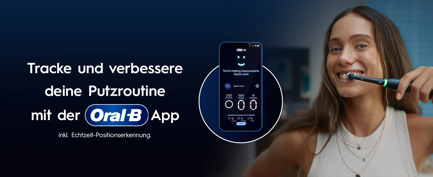 Oral-B iO Series 9 Elektrische Zahnbürste, Lade-Reiseetui, Rose Quartz 