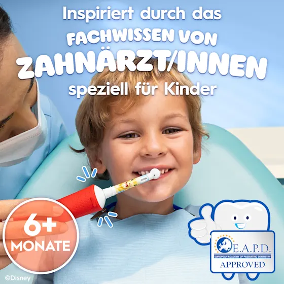 Oral-B Kids Fluorid Zahnpasta, mit 24 Stunden Kariesschutz und Disney Der König der Löwen Motiven.