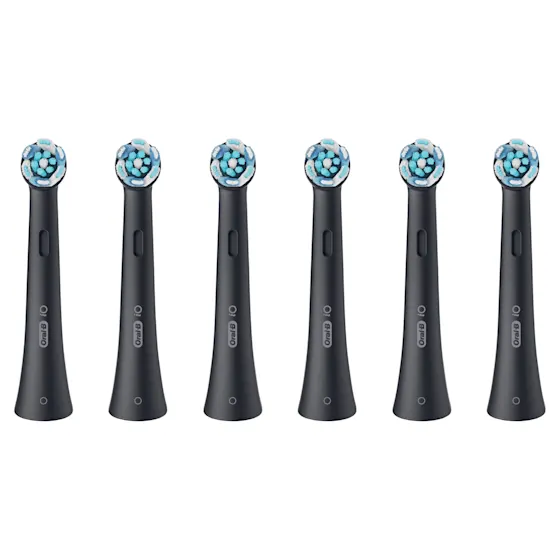Oral-B iO Aufsteckbürsten, 6er-Packung, mit dem Hinweis "Ultimative Reinigung" auf der Verpackung.