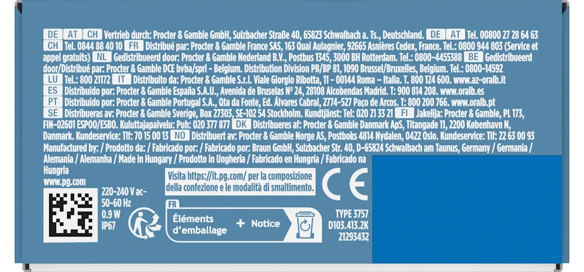 Oral-B Pro Kids Frozen Elektrische Zahnbürste inkl. 1 Aufsteckbürste, 4x Frozen Sticker, 2 Modi mit kinderfreundlichem Sensitiv Plus Modus, für Kinder ab 3 Jahren