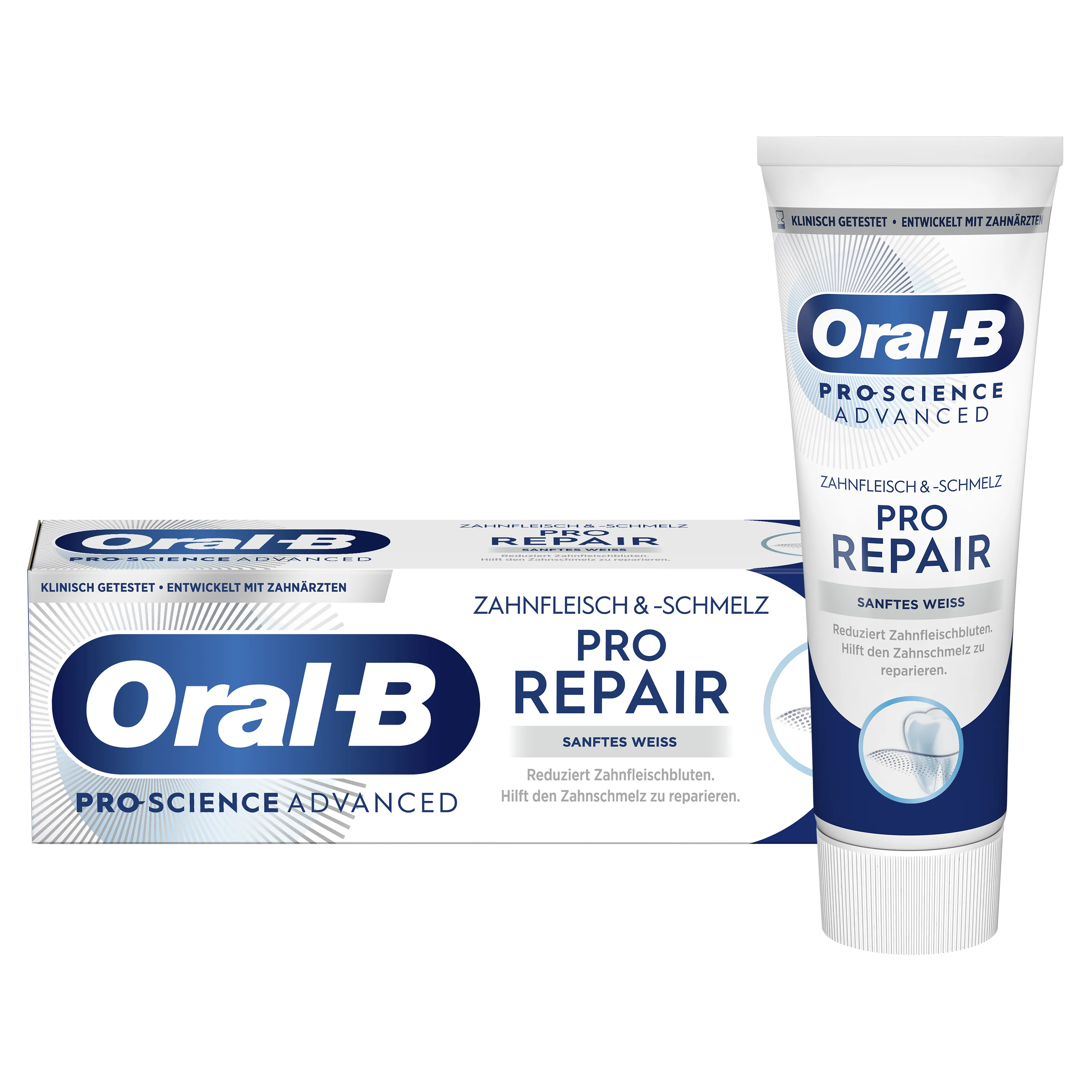 Oral-B Professional Zahnfleisch & -schmelz Pro-Repair Sanftes Weiß Zahncreme 