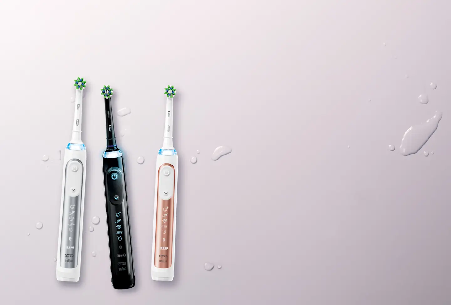Elektrische Zahnbürstenauswahl der Oral-B Genius X Series