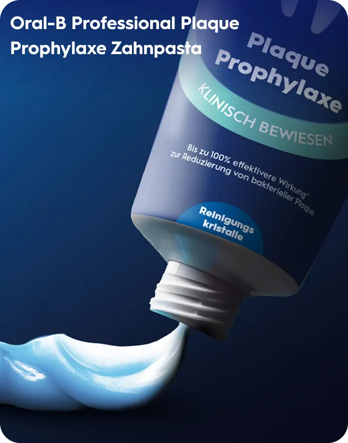 Oral-B Professional Plaque Prophylaxe Zahnpasta.