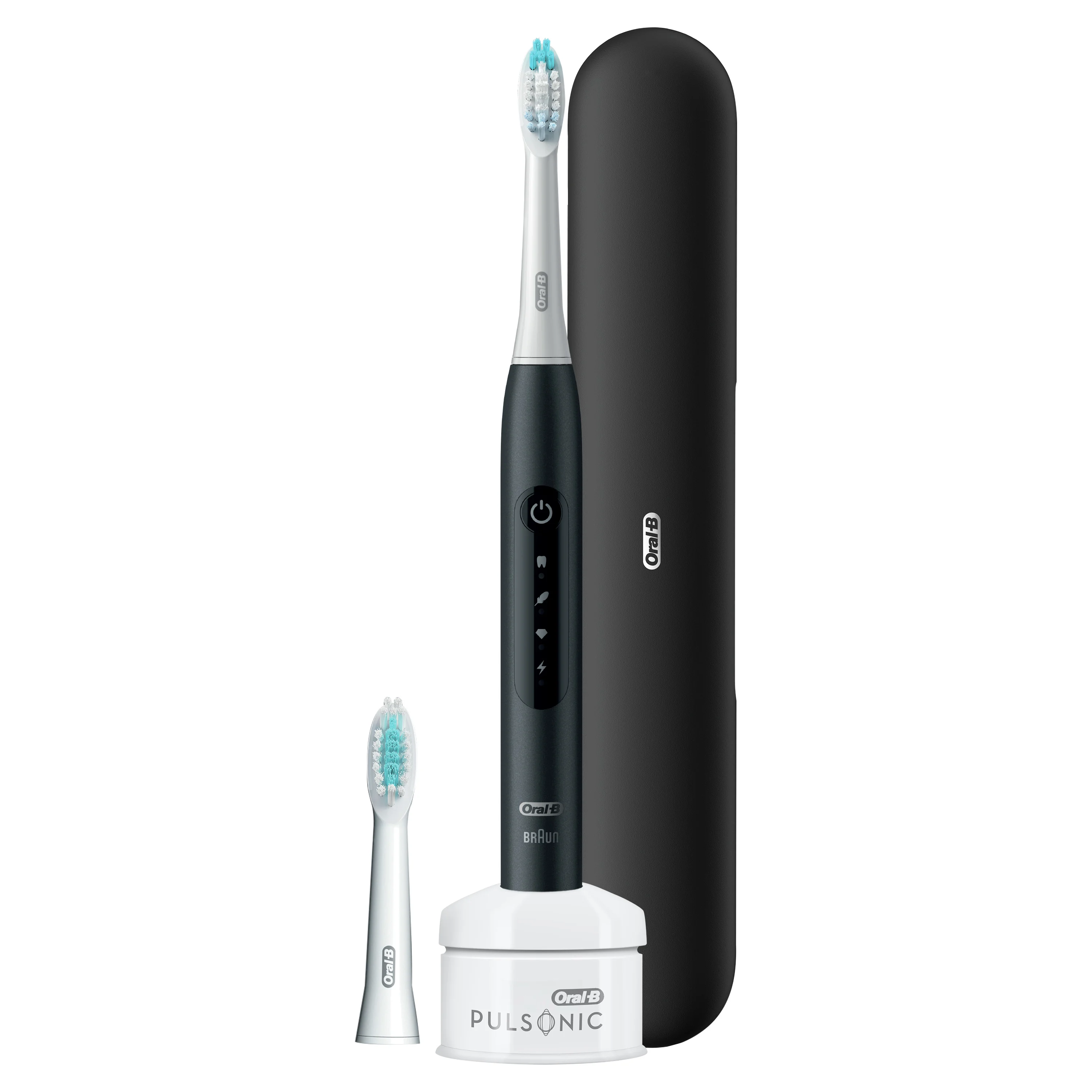 Image - Oral-B Pulsonic Slim Luxe 4500 Matte Black mit Reiseetui - Product grid 