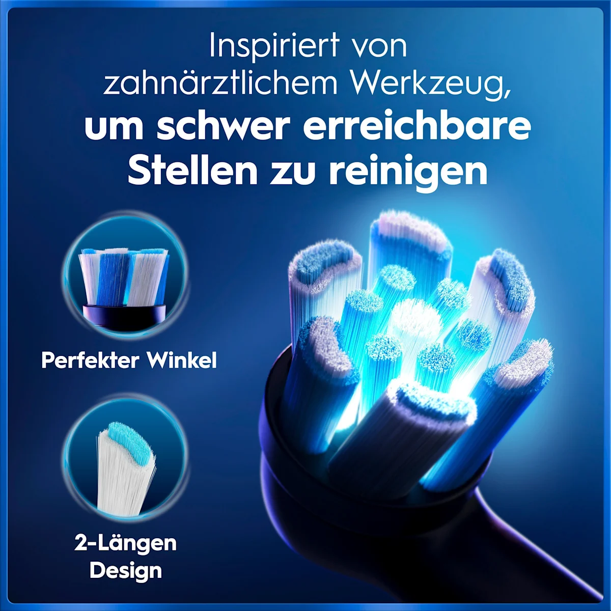 Oral-B iO Series 10 Plus Edition Elektrische Zahnbürste/Electric Toothbrush, inkl. 3 Aufsteckbürsten, 7 Putzmodi für Zahnpflege, Lade-Reise-Etui, Designed by Braun, Cosmic Black