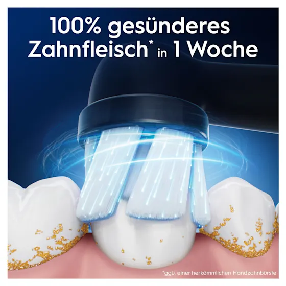 Oral-B iO Aufsteckbürsten, 8 Stück, Verpackung mit dem Hinweis "24 Monate sanfte Reinigung".
