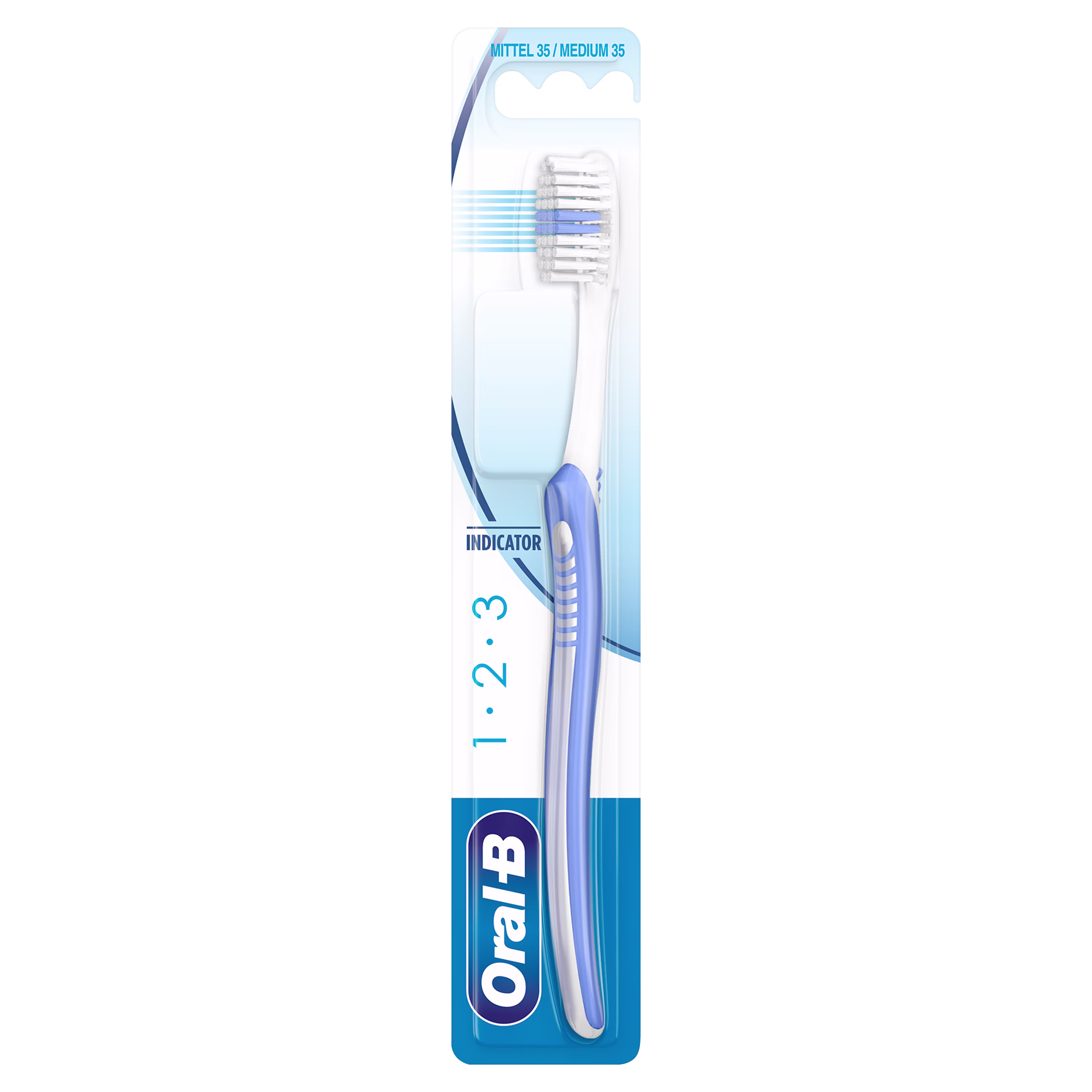Oral-B 1-2-3 Indicator Handzahnbürste Mittel 