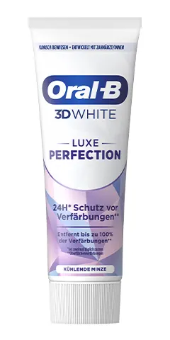 Oral-B 3D White Luxe Perfection Whitening Zahnpasta, Kühlende Minze, 75ml 