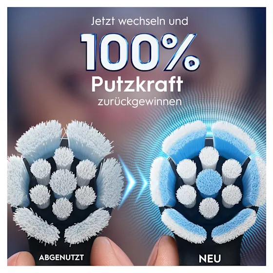 Oral-B iO Aufsteckbürsten, 8 Stück, Verpackung mit dem Hinweis "24 Monate sanfte Reinigung".