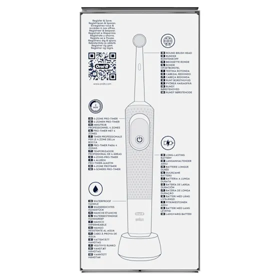 Oral-B PRO Kids elektrische Zahnbürste mit Marvel Spider-Man Design und Verpackung, für Kinder ab 3 Jahren. 