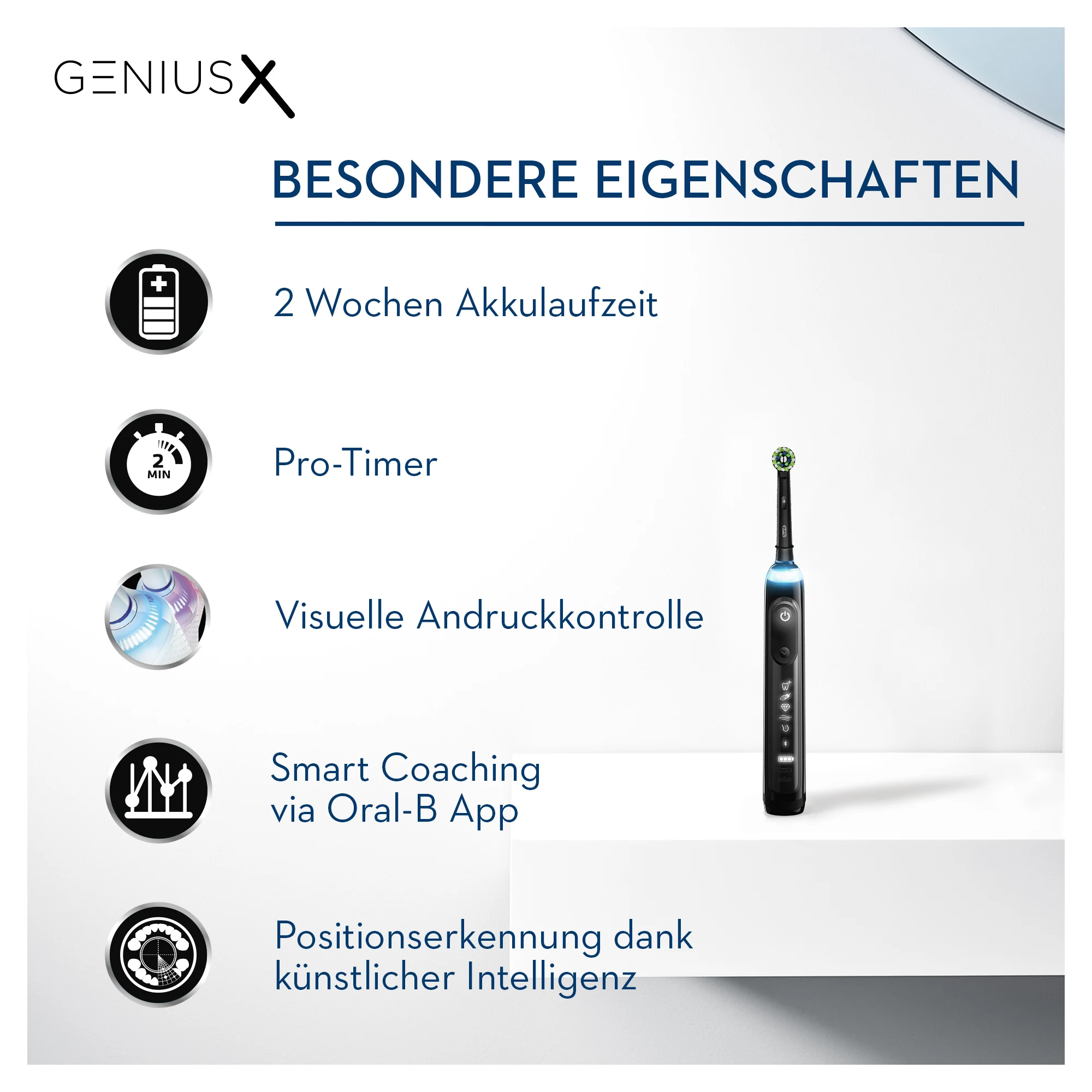 Oral-B Genius X Elektrische Zahnbürste Mit Reiseetui | Oral-B