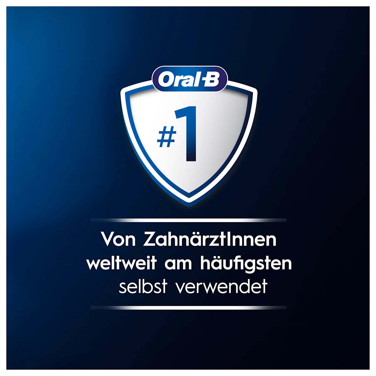 Oral-B iO Series 2 Zahnbürste, Verpackung mit dem Hinweis auf 100% sauberere Zähne im Vergleich zu einer herkömmlichen Handzahnbürste