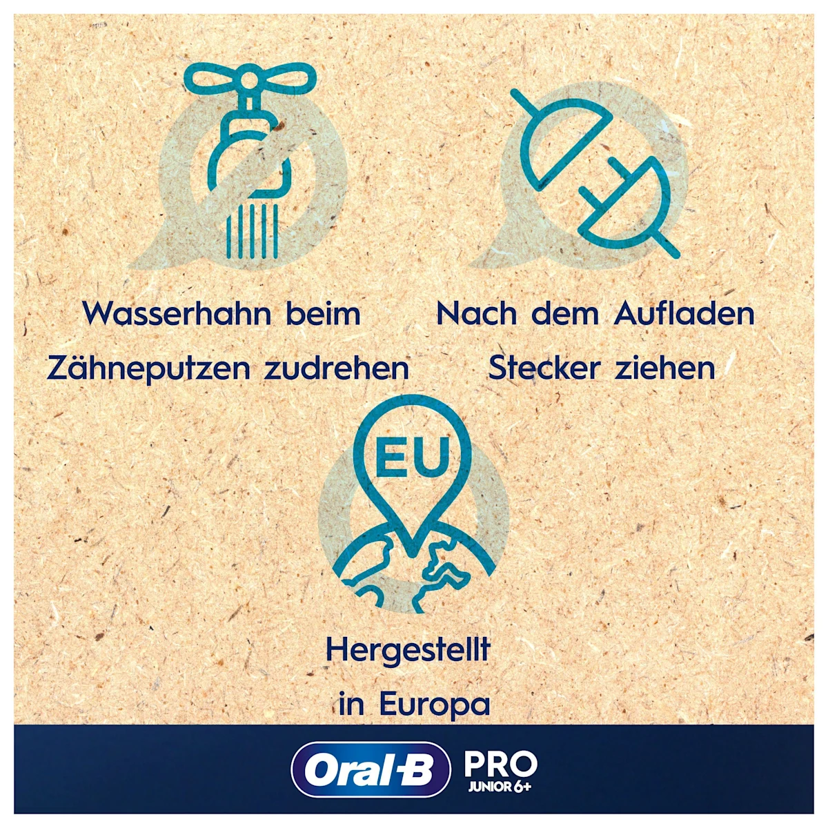 Oral-B Star Wars Mandalorian Pro Junior 6+ Zahnbürste, mit Verpackung und dem Hinweis "Von Zahnärzten weltweit am häufigsten verwendet".