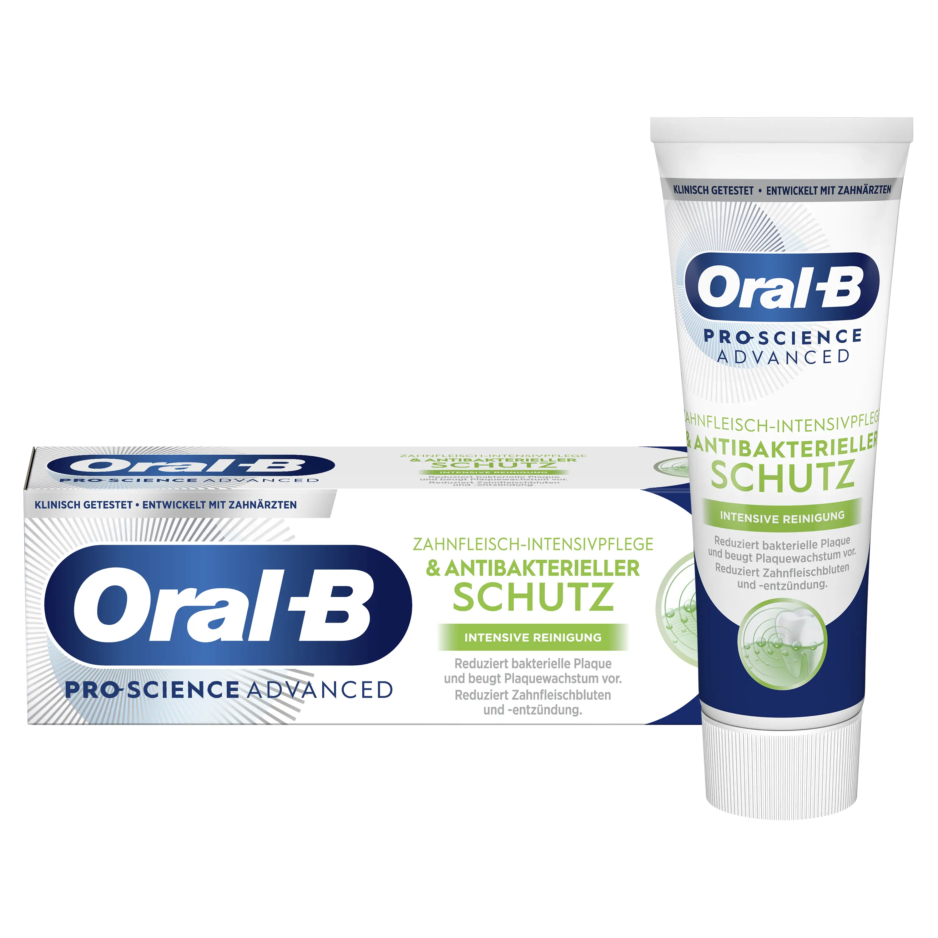 Image - Oral-B Professional Zahnfleisch-Intensivpflege & Antibakterieller Schutz Zahnpasta - Intensive Reinigung - 1 