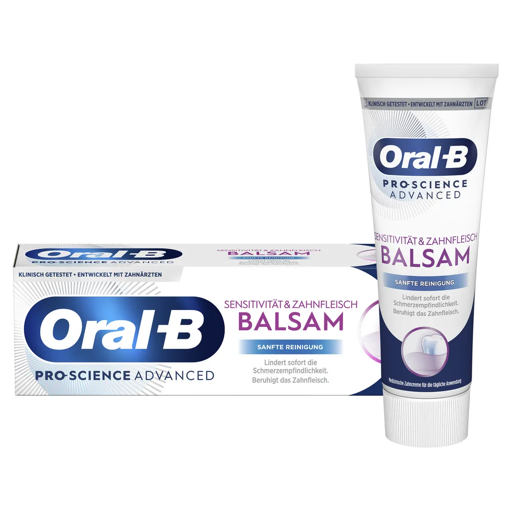 Oral-B Sensitivität & Zahnfleischbalsam Sanfte Reinigung Zahnpasta 